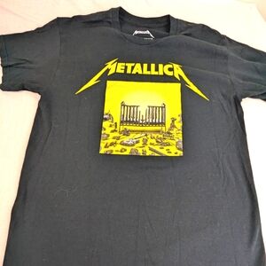 Metallica Authentic 2023 M72 Tour Concert Tee Dates/Loc on Back Large